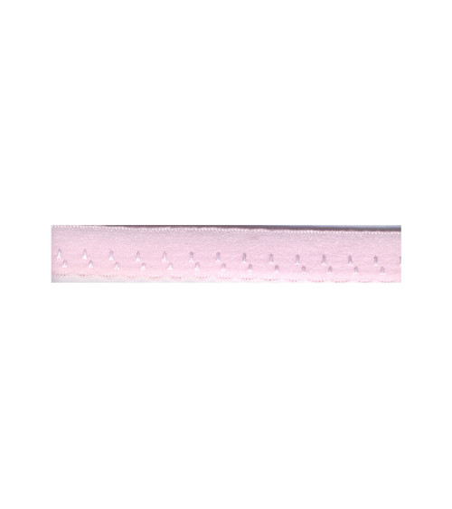 Bobina 25m elástico lencero 11mm Rosa claro 11mm