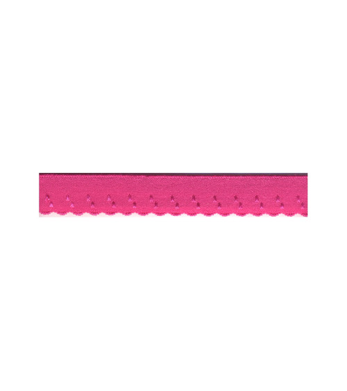 Bobina 25m lenceria elastica 11mm fucsia 11mm