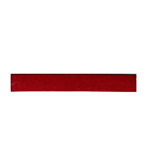 Elastic with coating 12mm red hermes by the meter