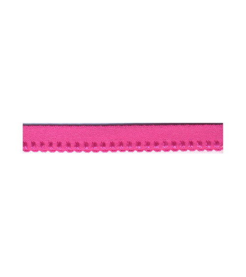 10mm fuchsia lingerie elastic by the meter