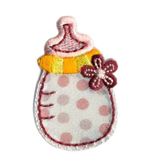 Liberty baby bottle iron-on badge