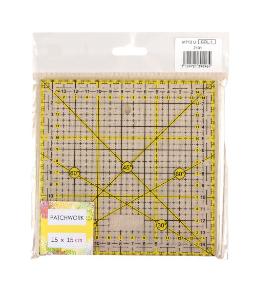 Patchwork ruler 15x15cm