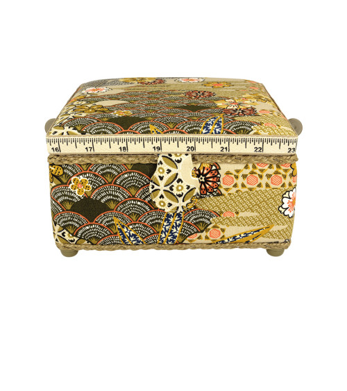 Sewing box 20x20x11cm khaki