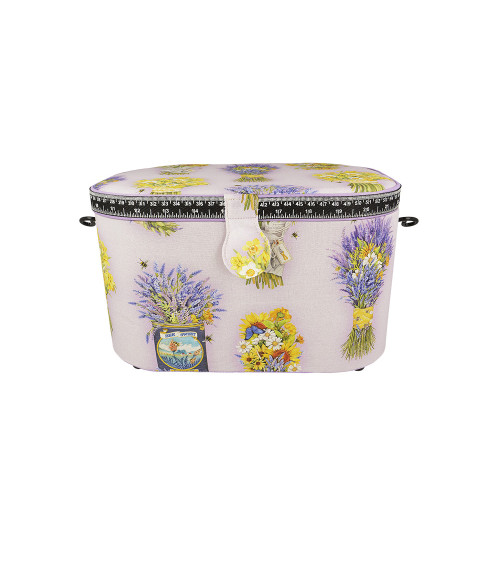 Sewing box 21x31x17cm lavender