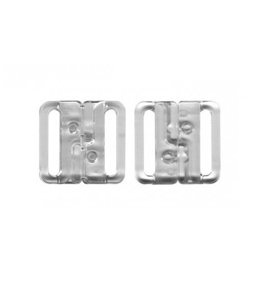 3 sets transparent swimsuit bikini fastener 20mm