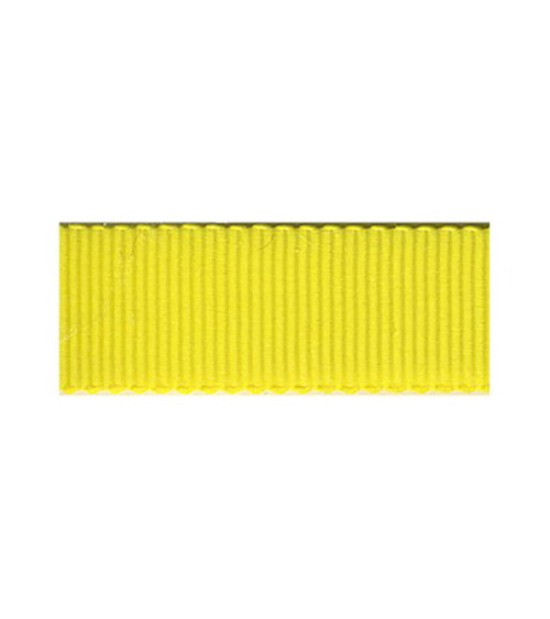 Dischetto 16mt Grosgrain Petersham GIALLO LIMONE