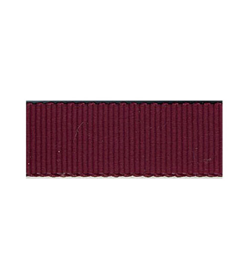 Diskette 25m Gros Grain Petersham 3mm bordeaux