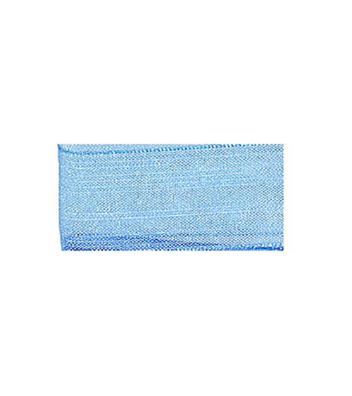 25m light blue polyamide muslin ribbon