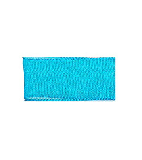 25m turquoise polyamide muslin ribbon