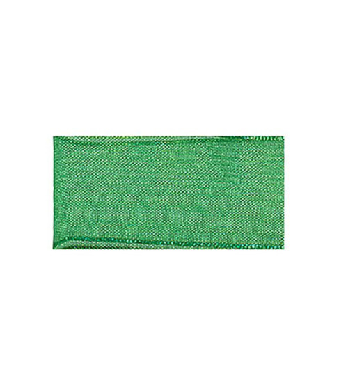 25m dark green polyamide muslin ribbon