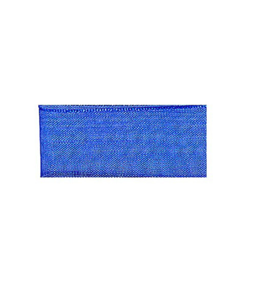 25m royal blue polyamide muslin ribbon