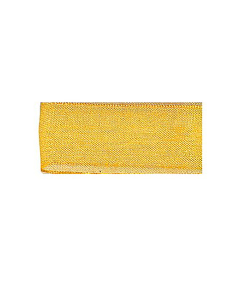 25m gold yellow polyamide muslin ribbon