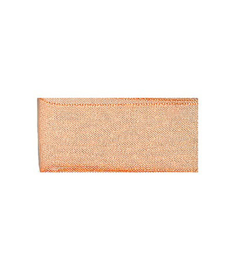 25m salmon orange polyamide muslin ribbon