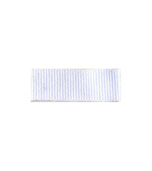 Bobina de 25 m de trenza aspecto grosgrain Blanco