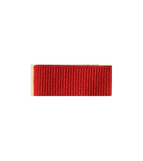 25m reel of grosgrain braid in red