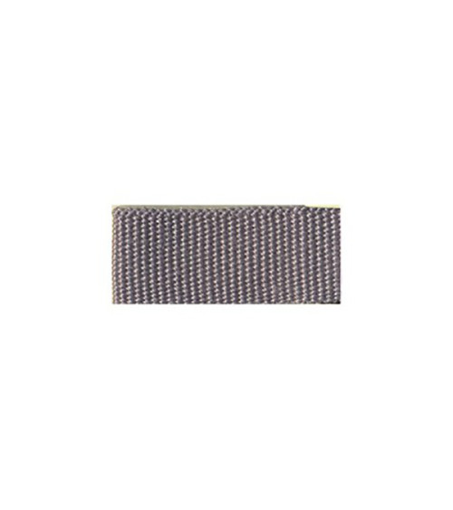 Bobina de 25 m de trenza gris efecto grosgrain