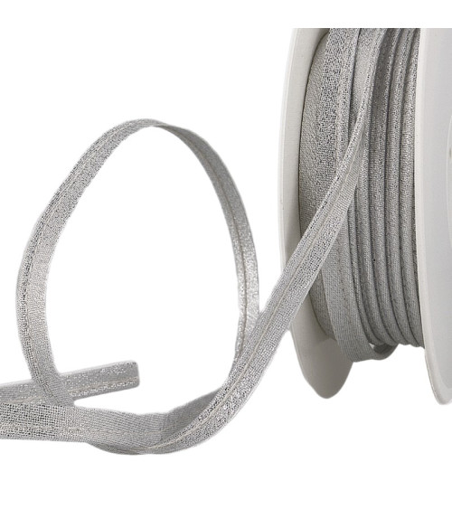 15m spool of 20mm silver metallic piping