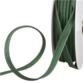 Bobine 15m Passepoil métallique vert foncé 20mm