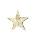 Ecusson thermocollant étoile beige 3cm