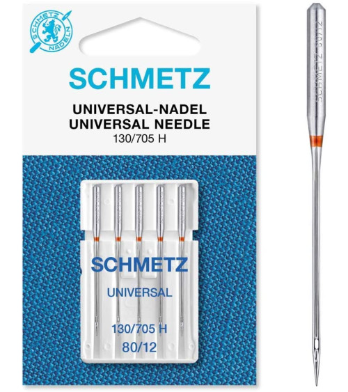 5 aghi universali Schmetz 130/705 H misura 80