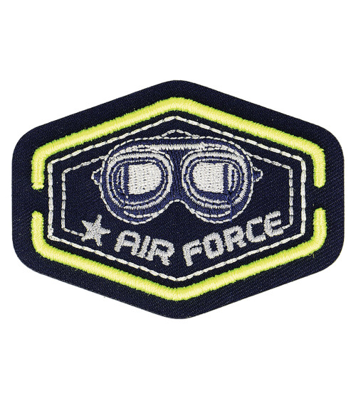 Air Force aviation iron-on patch 6.5cm x 4.5cm