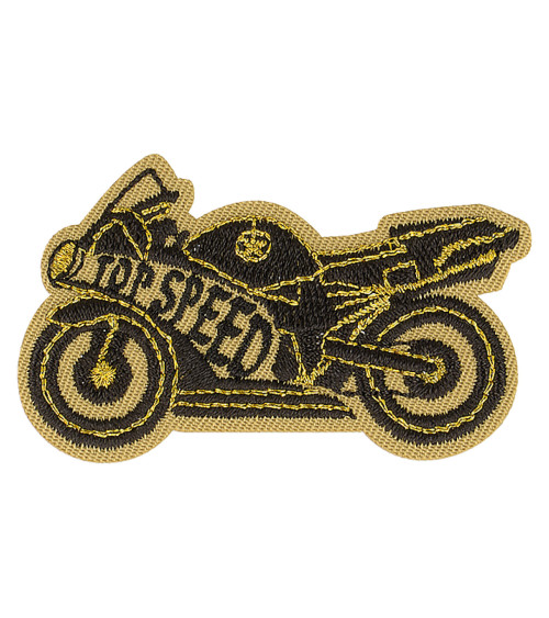 Ecusson termoadhesivo moto top speed 5,5cm x 3,5cm