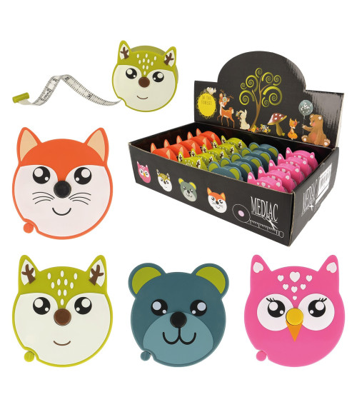 Children's tape measure - assorted animals