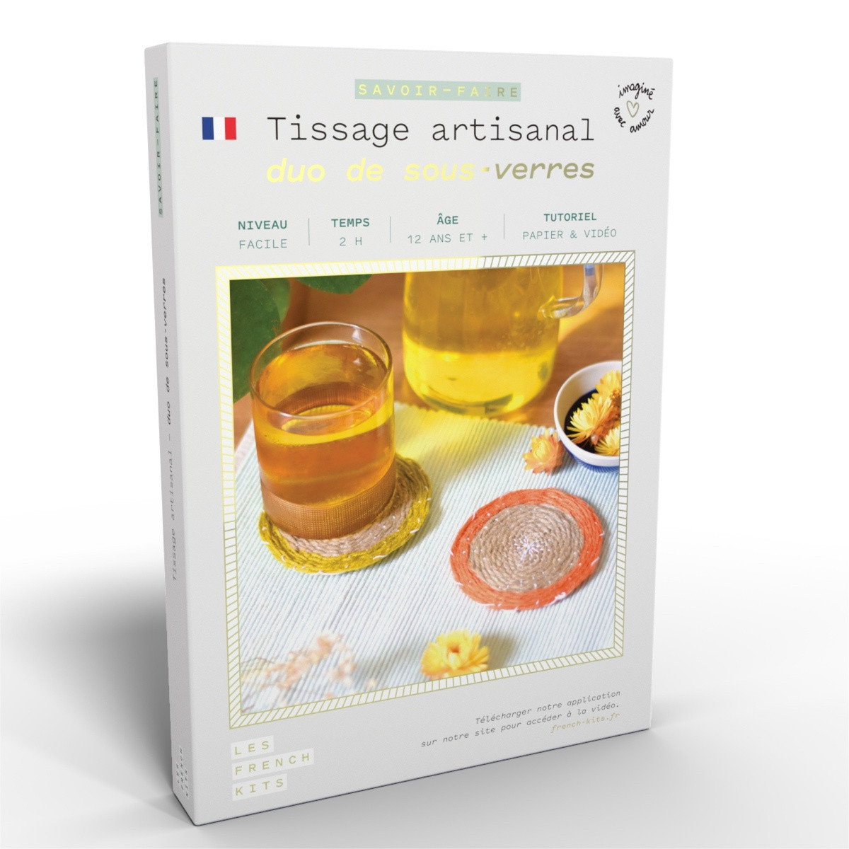 French Kits DIY Tissage Duo de marque-pages 