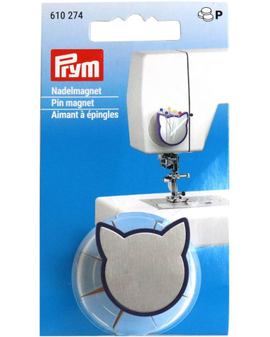 Prym aimant en métal tête de chat