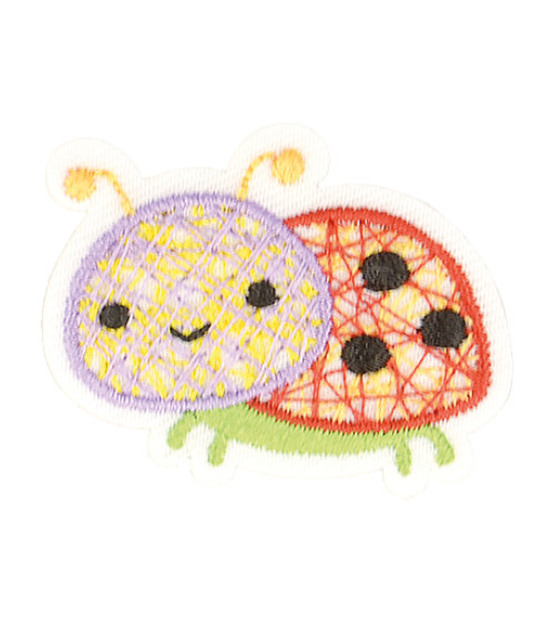 Parche termoadhesivo Pretty Ladybug mundo de la naturaleza 3x2,5cm