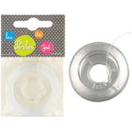 Bobine 40 mètres fil 0,35mm nylon transparent