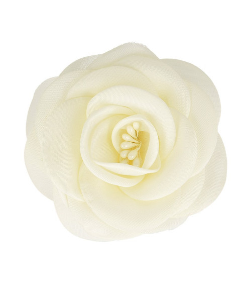 Ivory pistil flower brooch