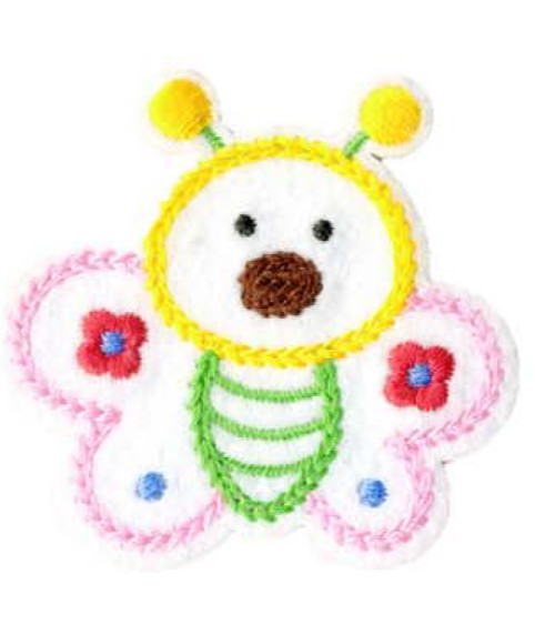 Adorable Bee Iron-On Badge