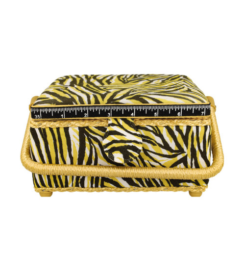 Sewing box 20x20x11cm zebra