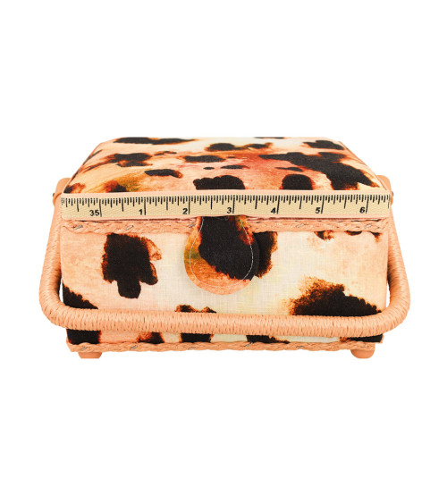 Sewing box 20x20x11cm animal print