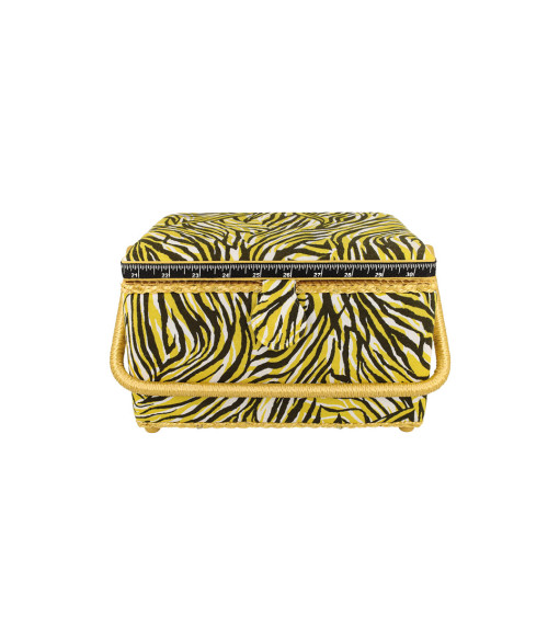 Sewing box 18.5x26x16cm zebra