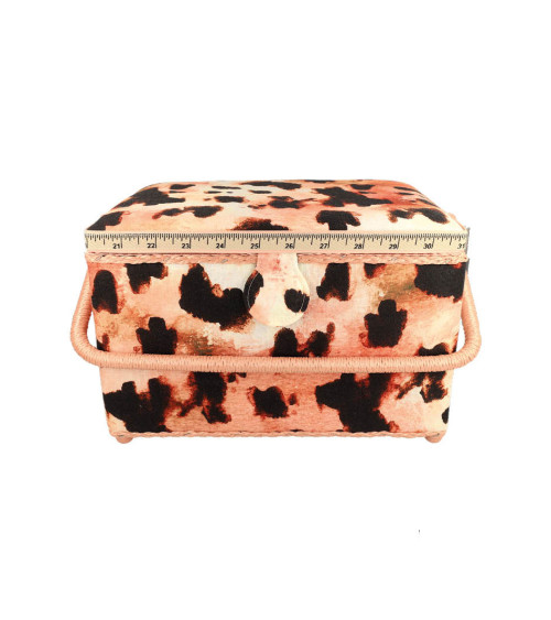 Sewing box 21x28.5x19.5cm animal print