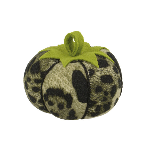 8cm pin holder tomato with khaki panther print