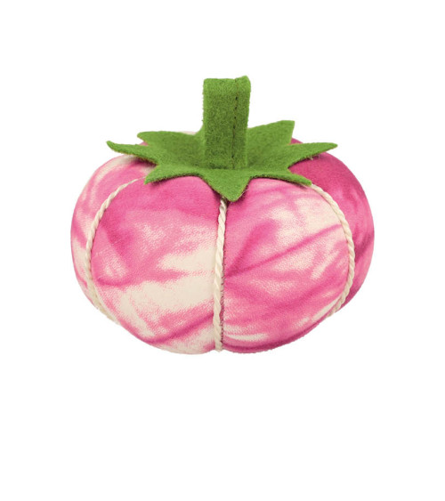 Pin holder tomato 8cm tie&die fuchsia