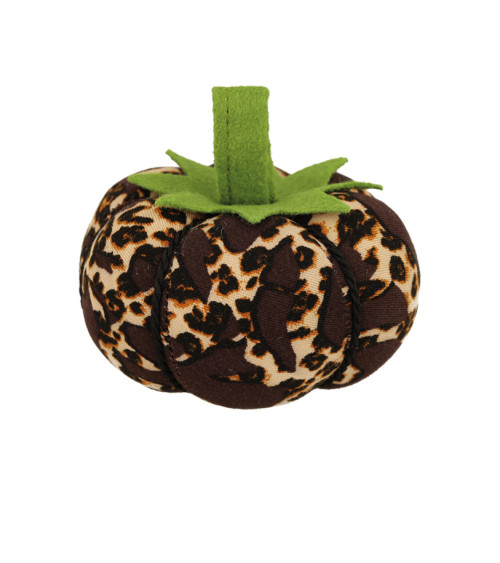 Animal print 8cm pin holder tomato