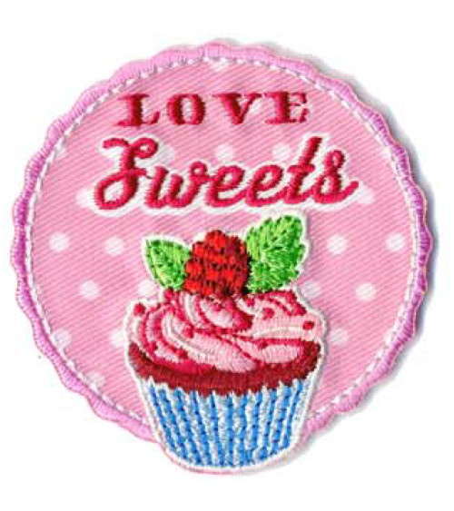 Love Sweets iron-on badge