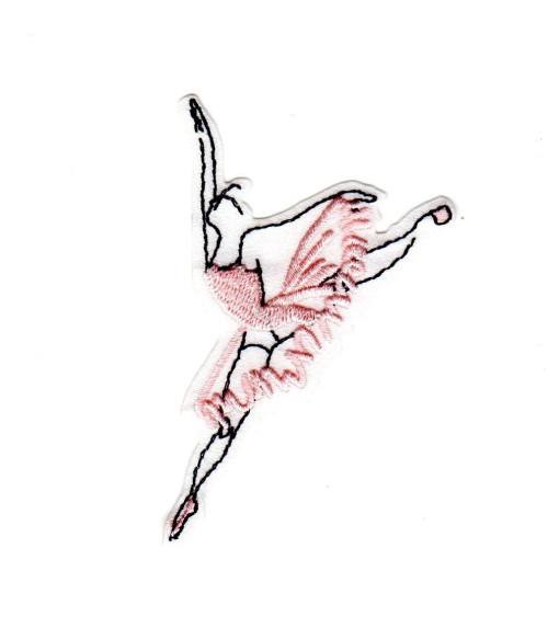 Toppa Termoadesiva Ballerina di altezza 4,5x7 cm