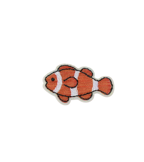 Set of 3 fish badges, fish sequins, 2.5cm x 3.5cm