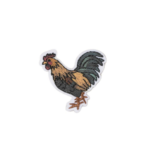 Rooster campaign badge 3.5x3.5cm