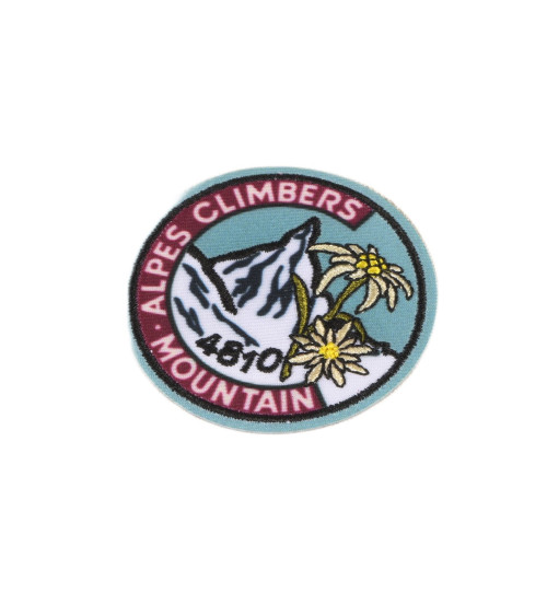 Mountain iron-on patch 4810 climbers 5cm x 5cm