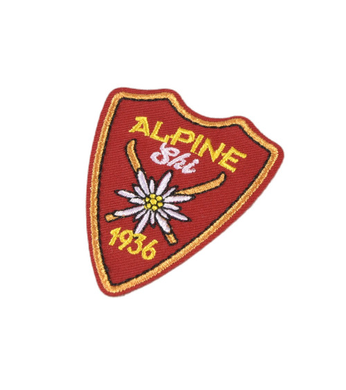 Alpine Ski Alpine Ski 1936 iron-on patch 5.5cm x 4.5cm