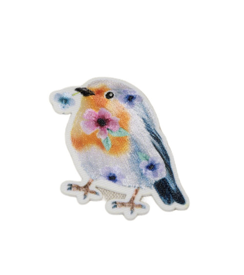 Parche termoadhesivo animales florales golondrina 5 cm x 4,5 cm