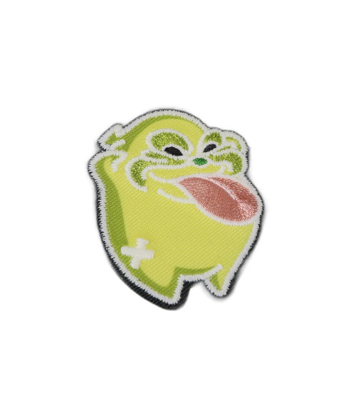 Green monster luminescent monster iron-on badge 5cm x 3.9cm