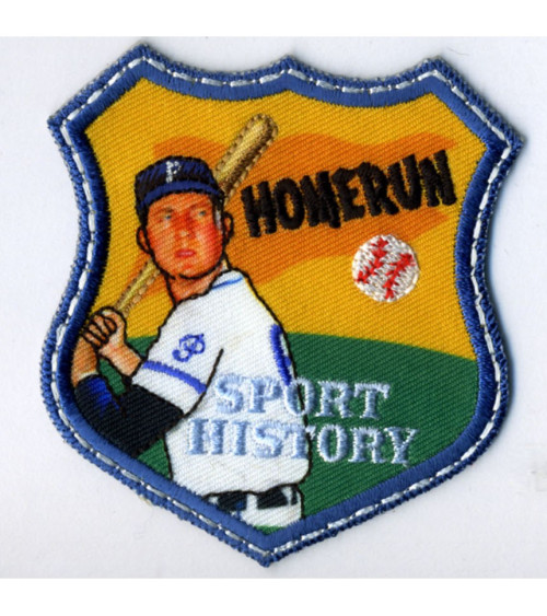 Retro BaseBall iron-on badge