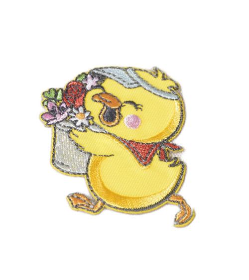 Set of 3 cute chick animal iron-on patches 5.5cm x 4.5cm